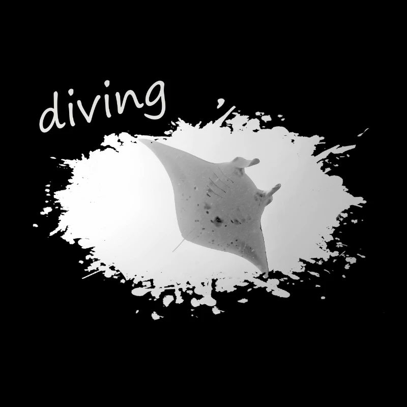 diving Manta