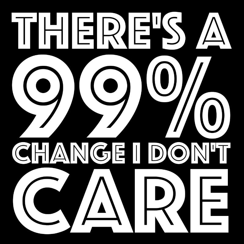 There is a 99 percent change | Sarcasm