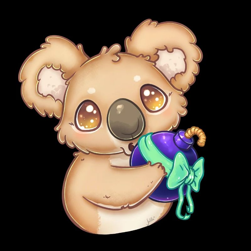 Koala mit Bombe
