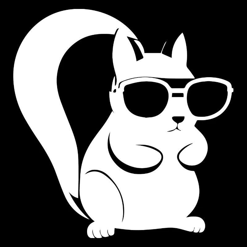 Funny Squirrel Wearing Sunglasses Squirrels