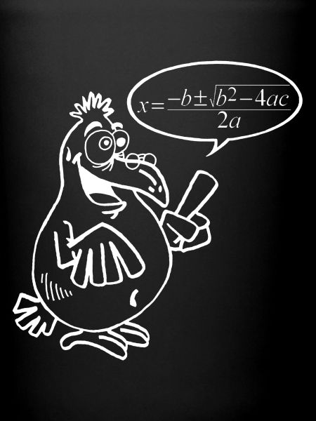 Oiseau intelligent blanc