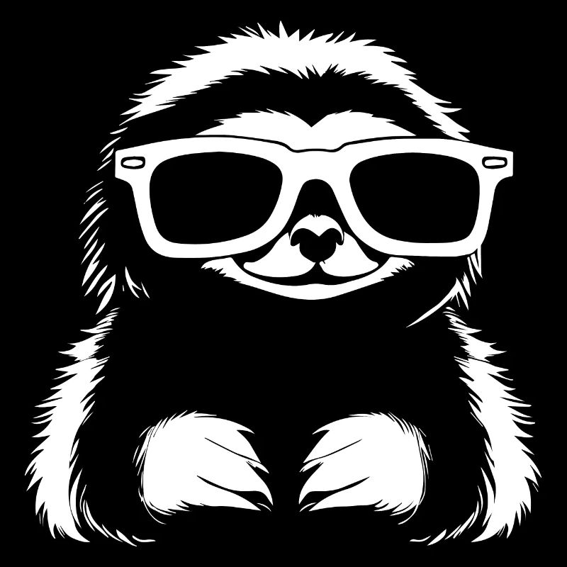 Sloths Anime Sloth Manga Sloth Sunglasses