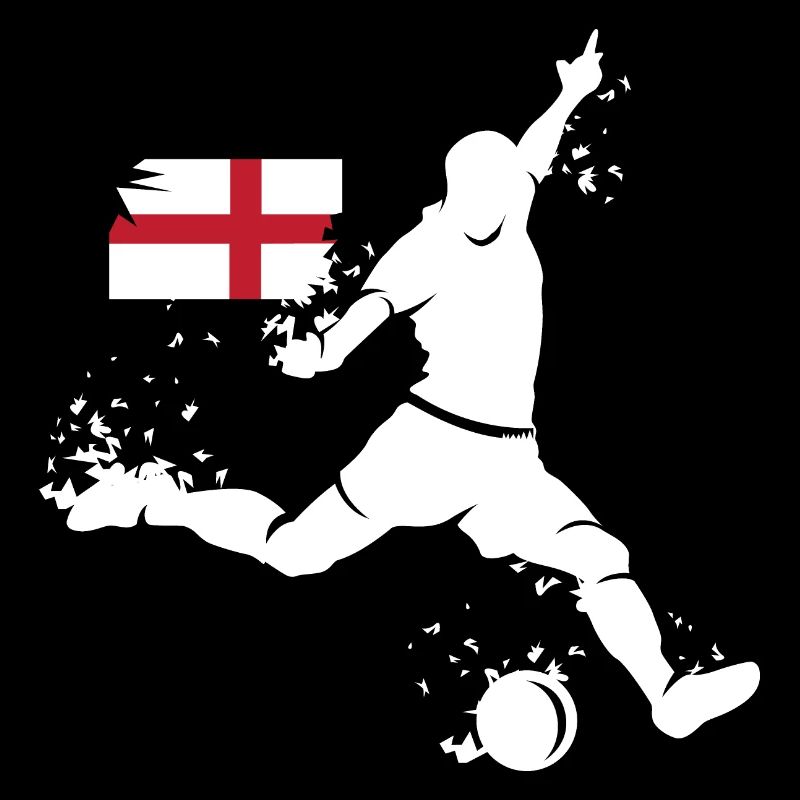 Fußball England Fan Spieler Explosion EM 2024 Team