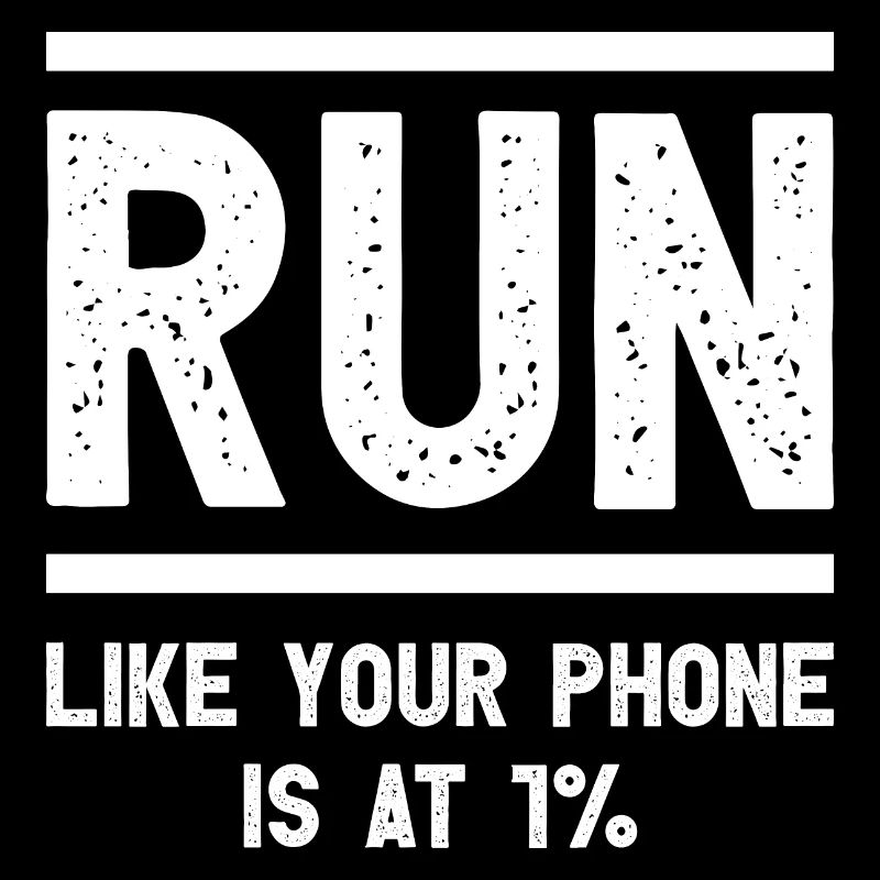 Courez comme si votre téléphone était à 1% Funny Runner