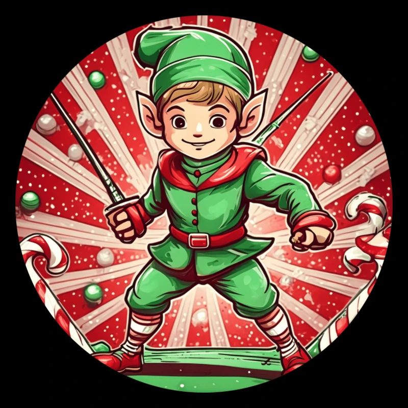 Clôture elfe de Noël