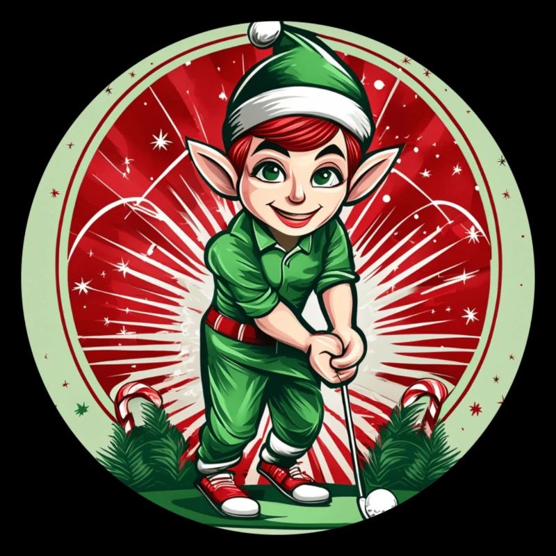Golf des elfes de Noël