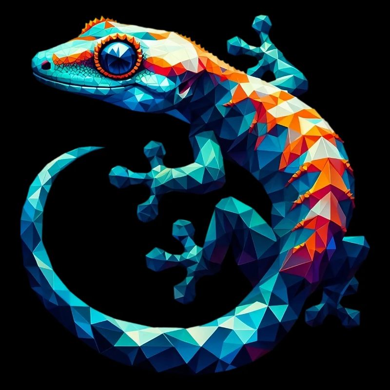 Gecko polygonal