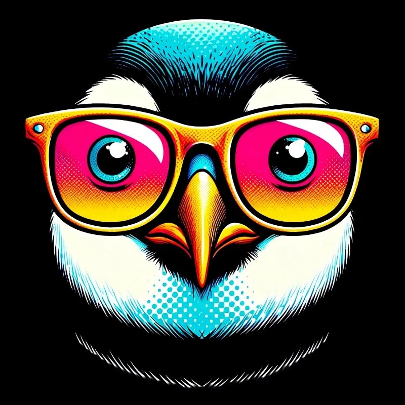 Penguin with sunglasses