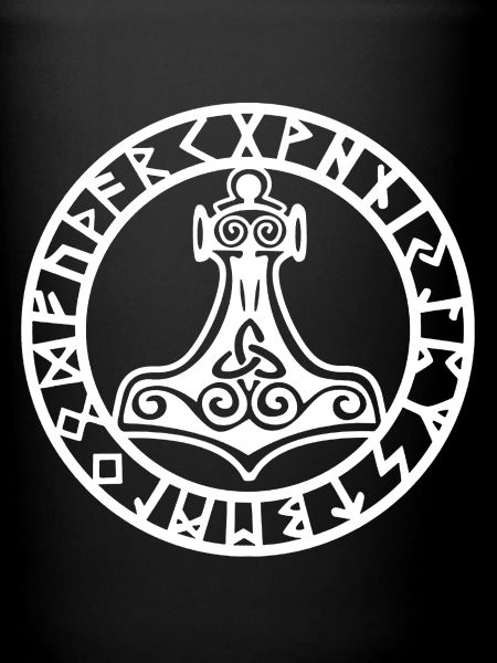 Marteau viking blanc