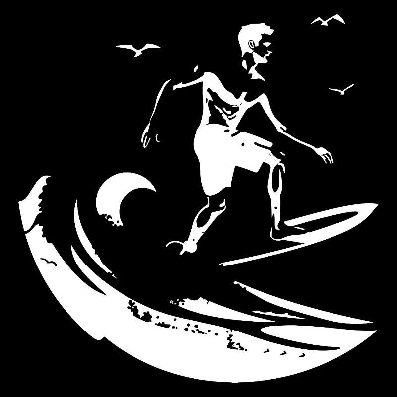 Surfing Zeichnung