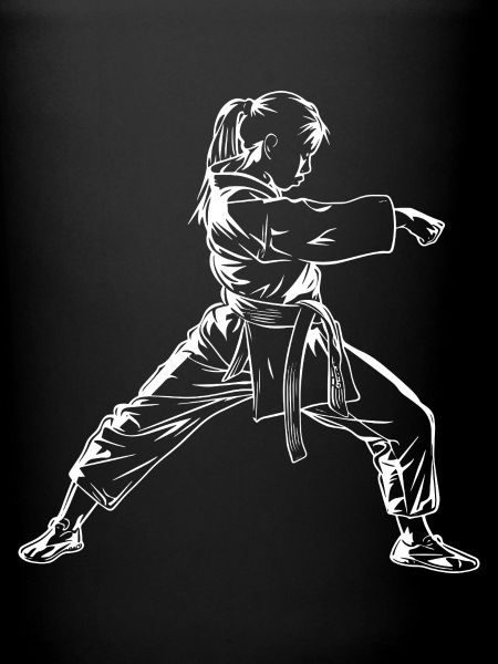 Karate Girl Sketch