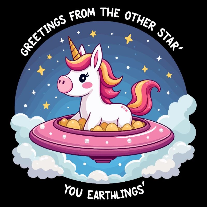 Licorne vue de l’espace