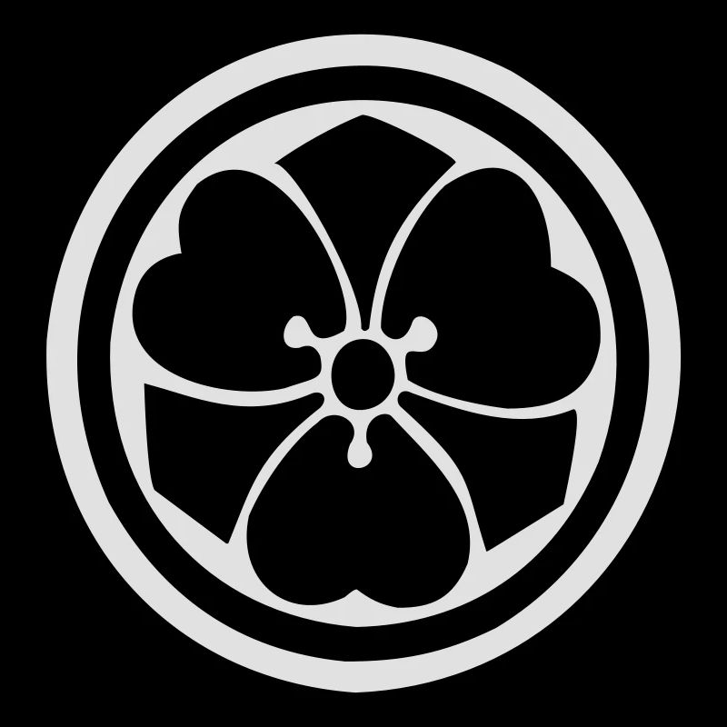 Kreisblüten Emblem Design