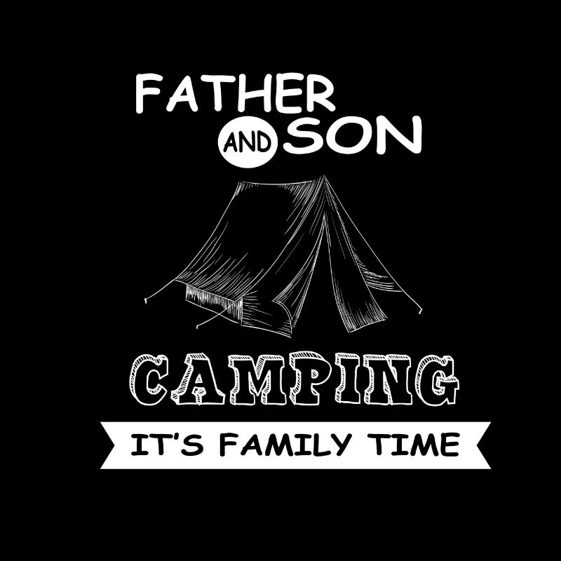 Father And Son - Camping