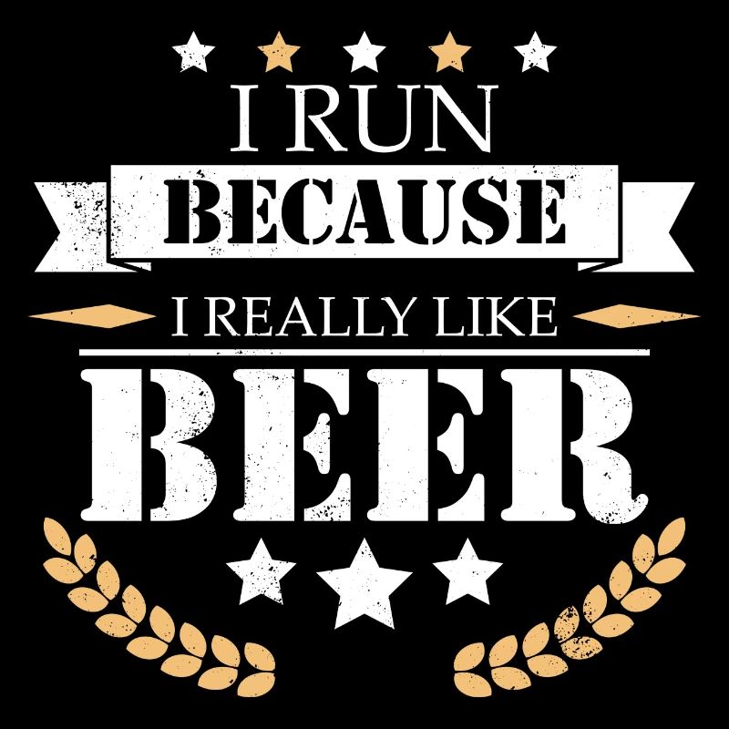 I Run Parce que la bière comme