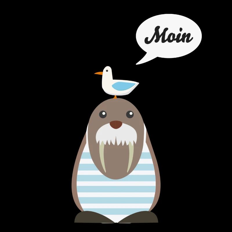 Moin, lion de mer, mouette