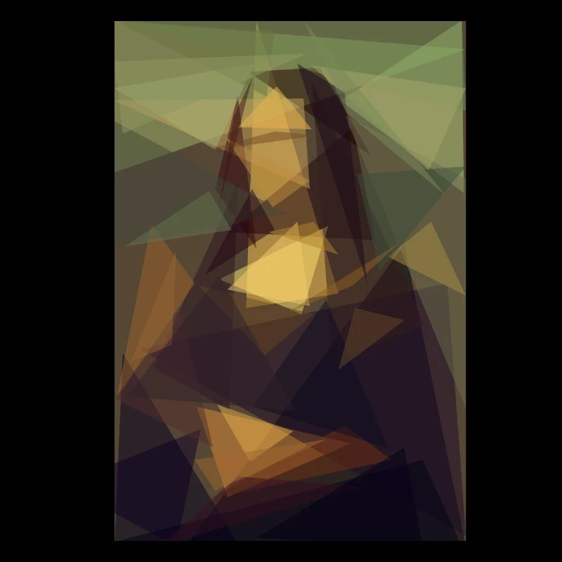 Mona Lisa - triangle