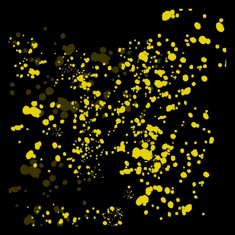 Jaune éclaboussures de couleur
