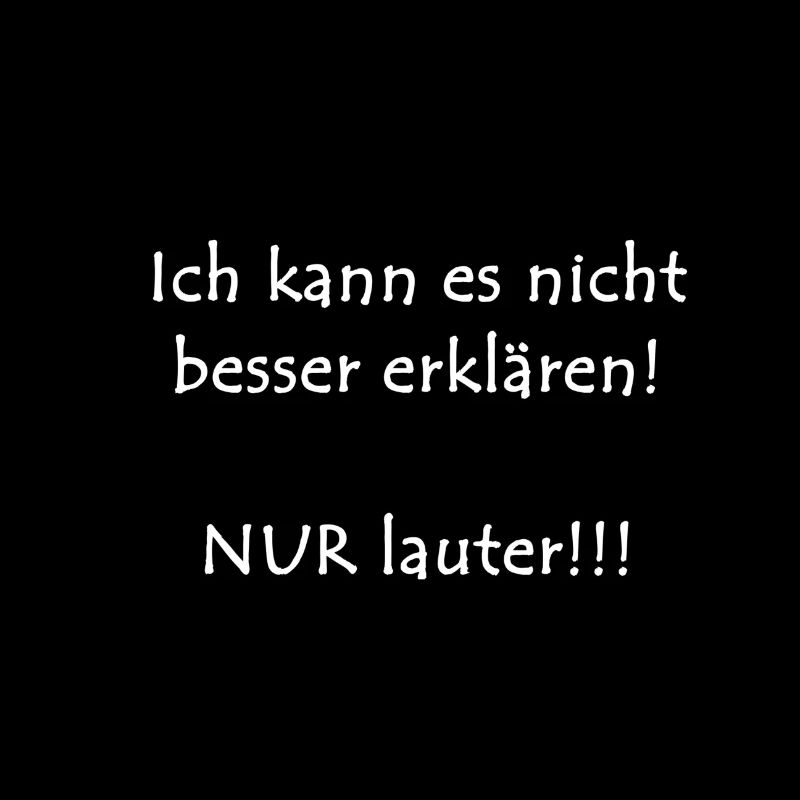 I can not explain it better! Louder!