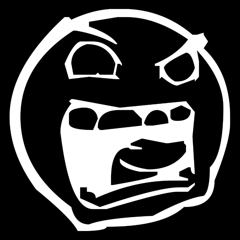Smiley Sauer weiß