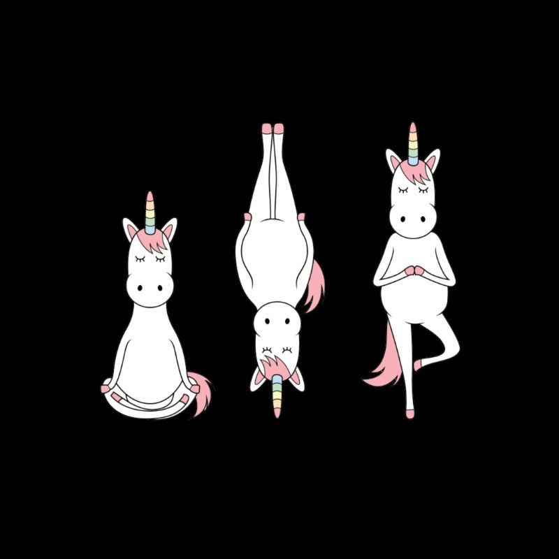 Unicorns in Meditative Pose