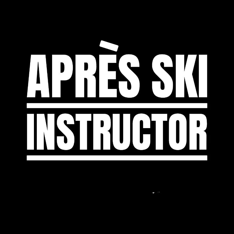 Apres Ski Instructeur instructeur Cool Neige Hiver