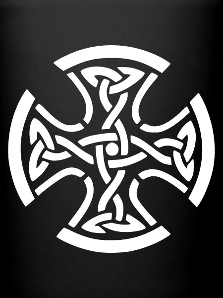 CELTIC CROSS WHITE