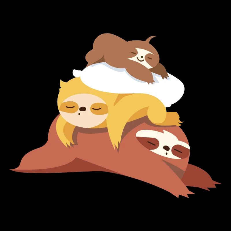 sloth chill sleep tired