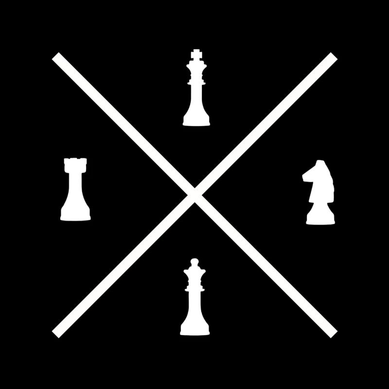 Chess Cross - Chess, King, Queen, Horse
