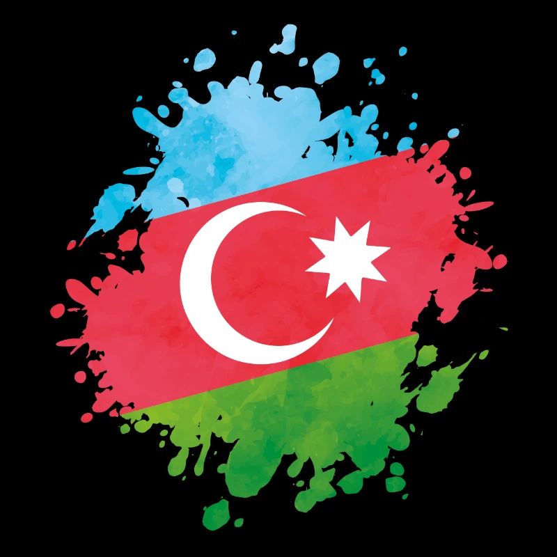 Azerbaïdjan drapeau Azerbaïdjan blob