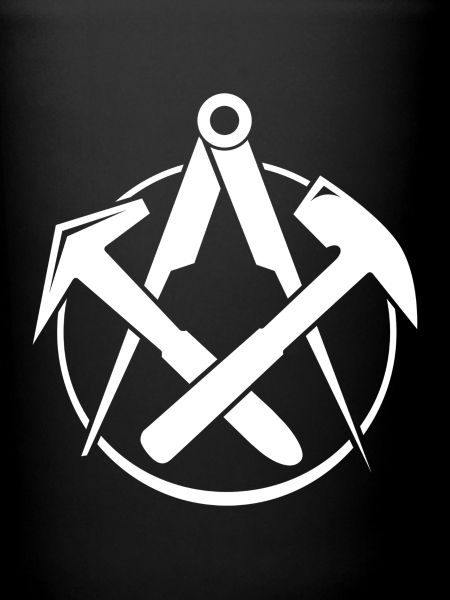 Roofing Logo - White