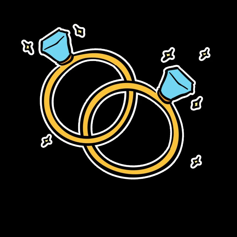 Verschlungene Ringe Geschenk Hochzeit Bling Ehe