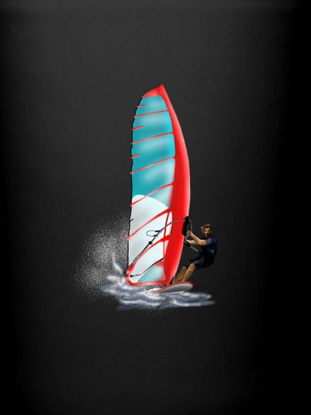 windsurfing
