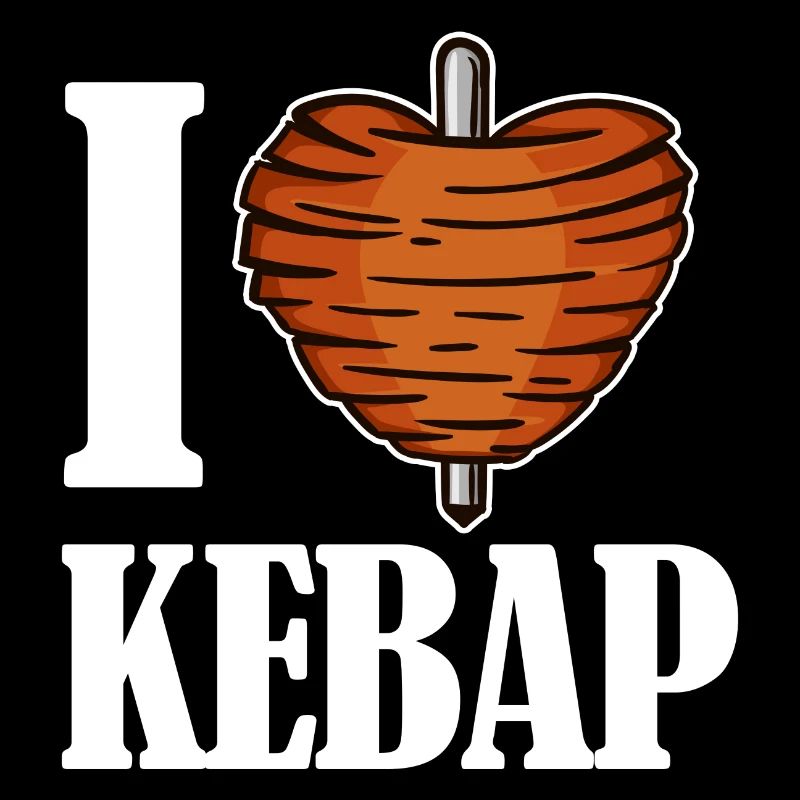 J'aime le coeur kebab kebab kebab disant drôle