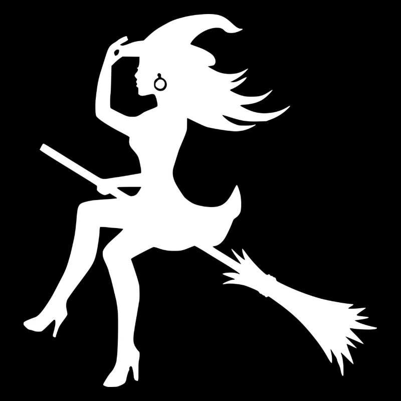 Sorcière / Befana sur balai