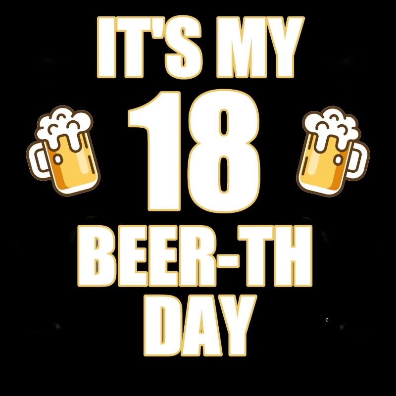18. Geburtstag Geschenk Bier
