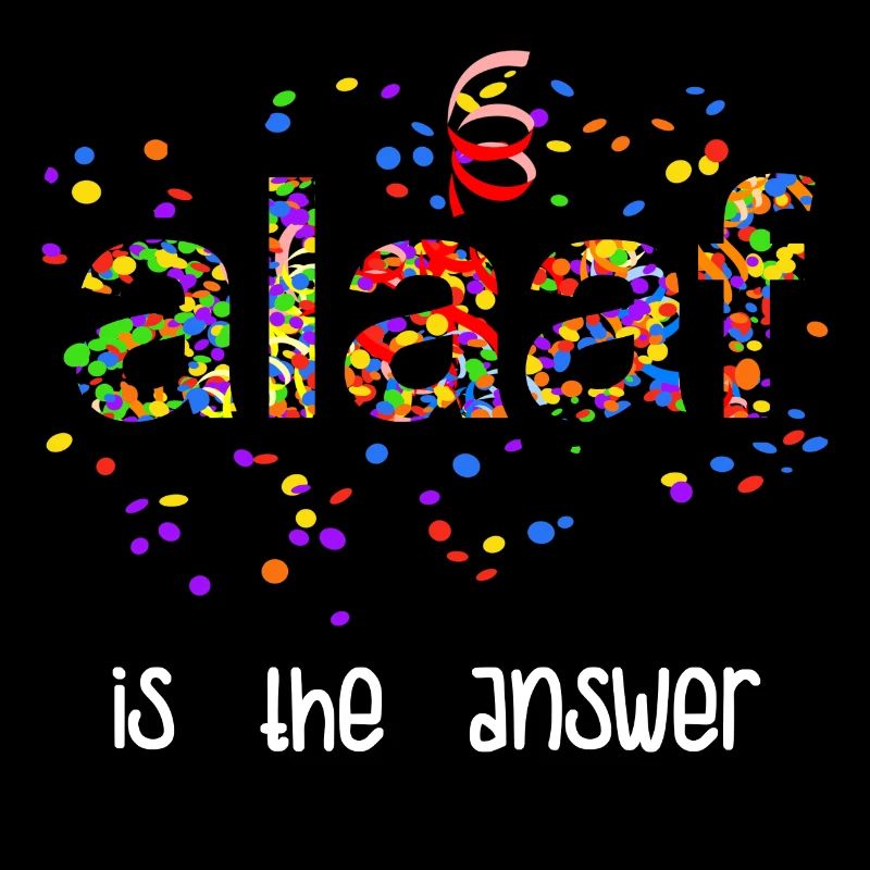 Alaaf Is The Answer Karneval Konfetti Kostüm Fun