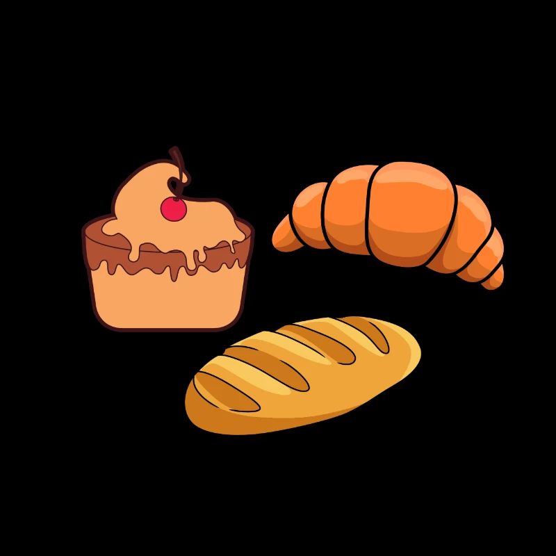 Bakery Bread Croissant Muffin Baking