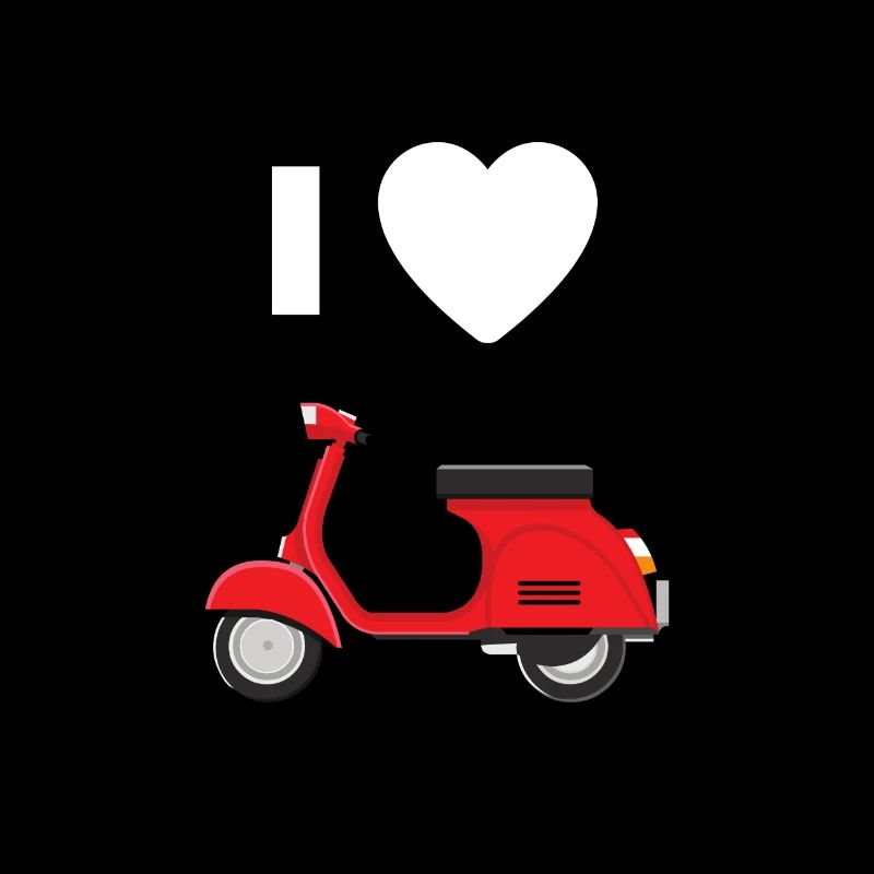 I Love Scooter Roller