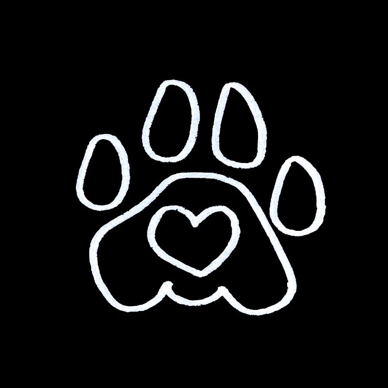 Empreinte de patte de chien