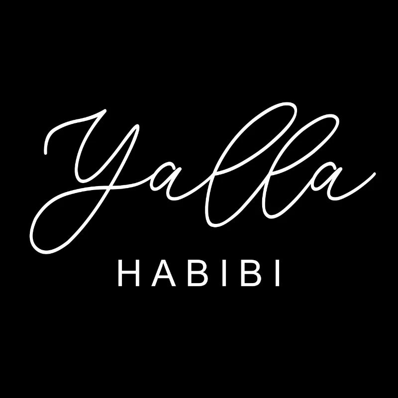 Yalla Habibi Arabisch Muslim Schatz Islam Geschenk