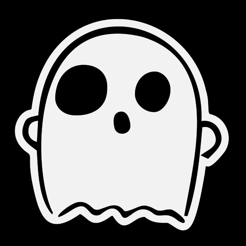 Cute Surprised Ghost