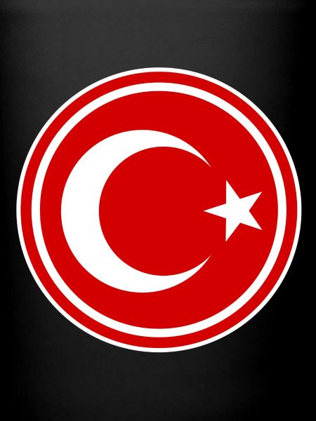 Turkey flag round