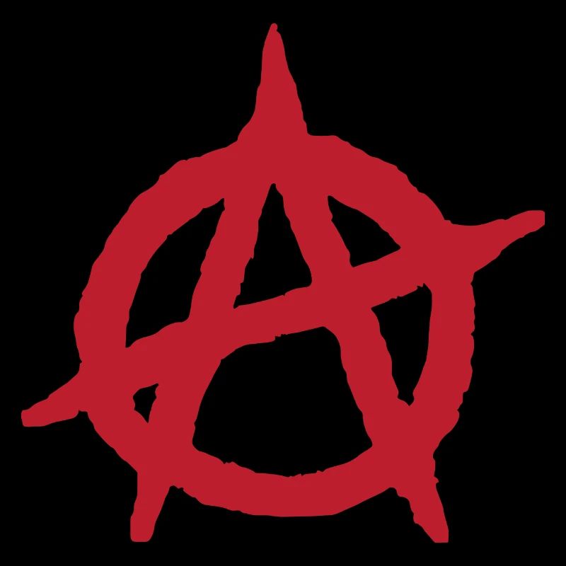 sticker anarchy symbol grunge style gift idea