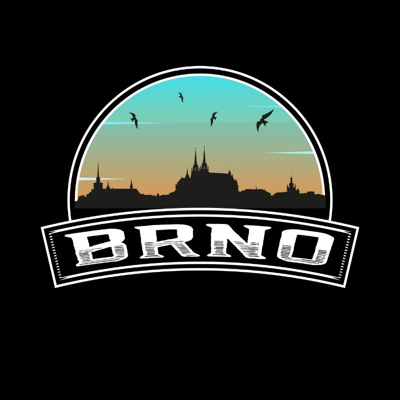 Brno Czechia Skyline Souvenir tchèque
