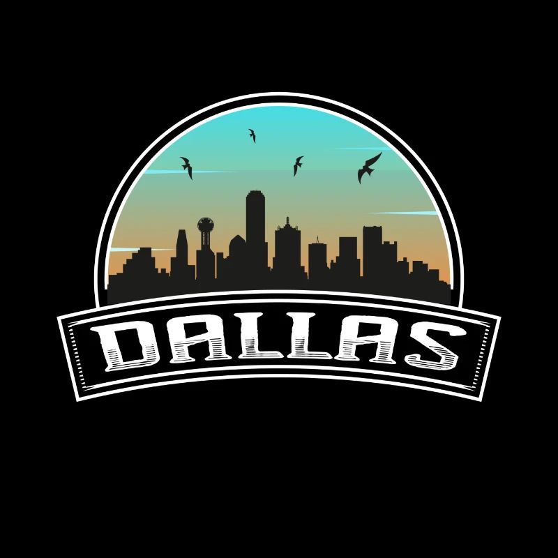Dallas Texas USA Skyline Souvenir