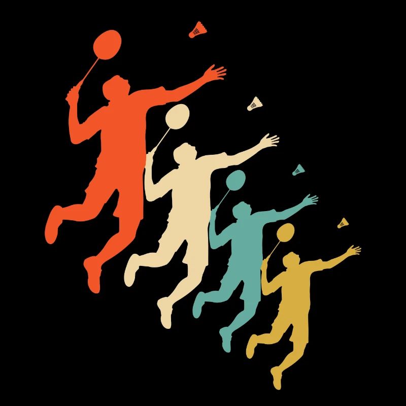 badmintion retro design