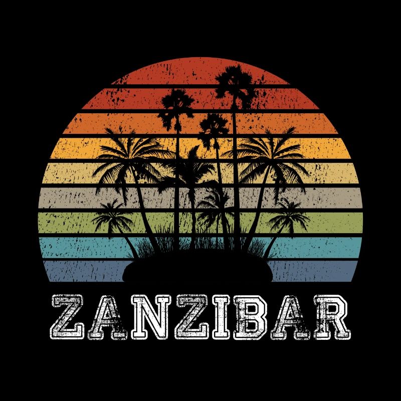 Vintage Palmen Design / Geschenkidee