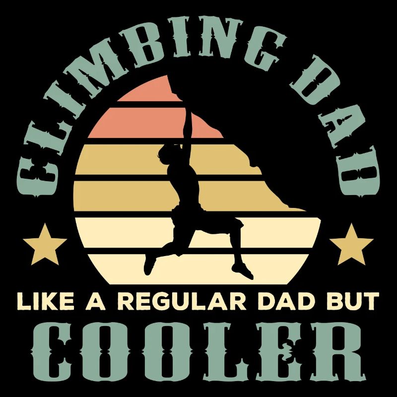 Escalade papa grimpeur professionnel