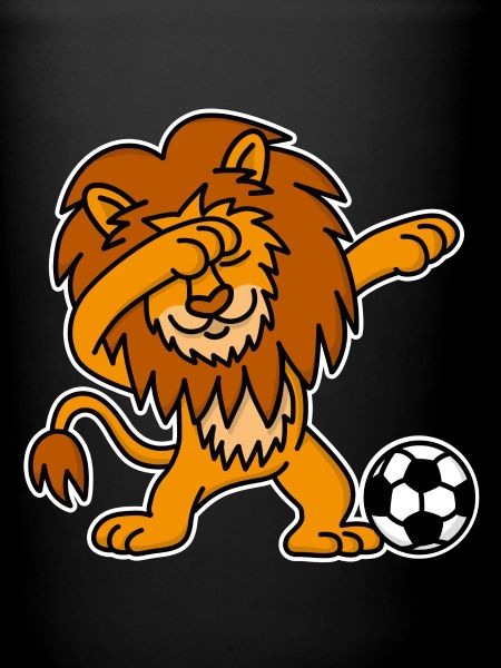 Funny Holland EM Dab løve Orange fodbold